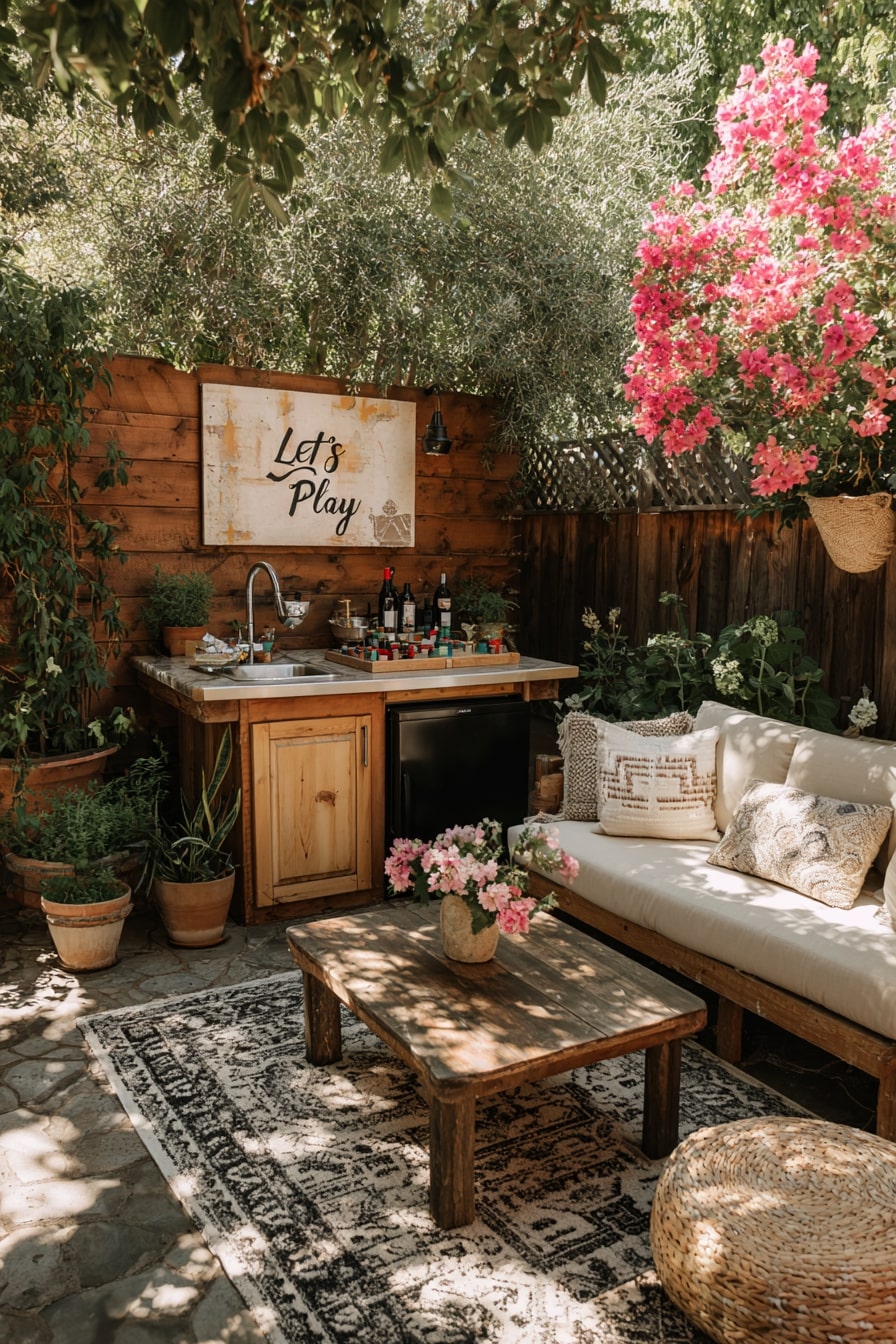 A Rustic Mud Kitchen That Mirrors Home Style