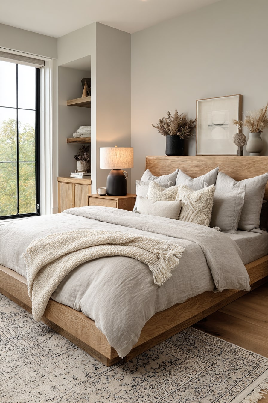 Natural Wood with Relaxed Layers